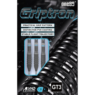 one80 Steel Dart Griptron GT3 VHD 90% Tungsten Steeltip Dart Steeldart