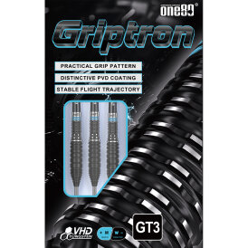 one80 Steel Dart Griptron GT3 VHD 90% Tungsten Steeltip Dart Steeldart