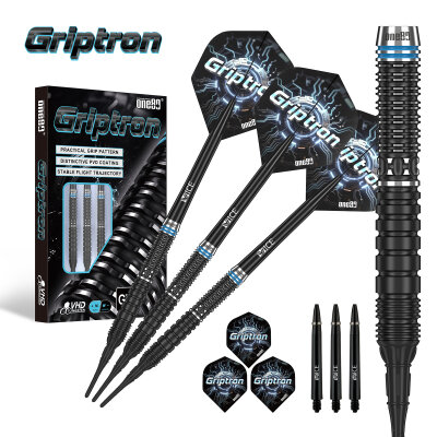 one80 Soft Dart Griptron GT4 VHD 90% Tungsten Softtip Dart Softdart