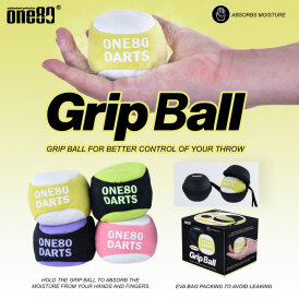 one80 Dart Grip Ball - Anti-Rutsch für den perfekten Wurf Gelb