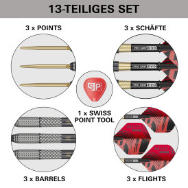 Target Steel Darts SWISS Point Stephen Bunting The Bullet G 5 Void 95% Tungsten Steeltip Dart Steeldart