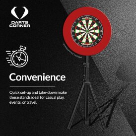 Designa Darts Travel Stand - Portable Lightweight - Easy...
