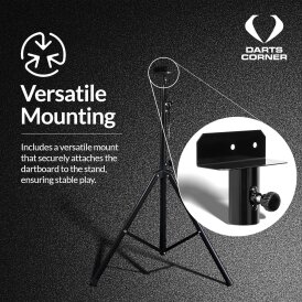 Designa Darts Travel Stand - Portable Lightweight - Easy Setup Dartboard Dartscheiben Ständer Dartständer