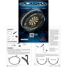 Winmau Plasma Ice Dartboard Light Dartboardbeleuchtung Dartscheiben Licht / B-Ware