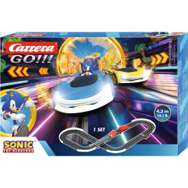 Carrera GO!!! Battery Rennbahn Autorennbahn Sonic Racing...