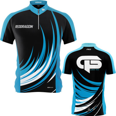 Red Dragon Darts Gerwyn Price The Iceman 50 Years Player Limited Edition Player Shirt Matchshirt Dart Shirt Trikot Design 2025 Größe L