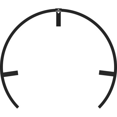 Mission Dart Torus 270 Light klappbar mit USB-C Anschluss Dartboard Light Dartboardbeleuchtung Dartscheiben Licht verschiedene Farben