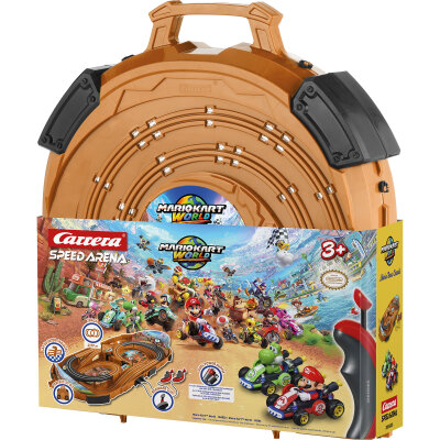 Carrera Speed Arena Mario Kart World Autorennbahn komplett im Koffer 16005