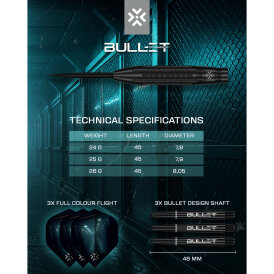 Bullet Dart Flights Cage Dartfights Standard verschiedene Design 2025
