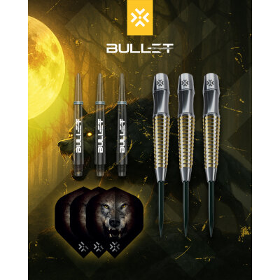 Bullet Steel Darts Fang Gold 90% Tungsten Steeltip Darts Steeldart