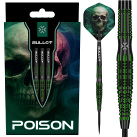 Bullet Steel Darts Poison 90% Tungsten Steeltip Darts...