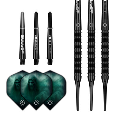 Bullet Soft Darts Shadow 90% Tungsten Softtip Darts Softdart 20 g