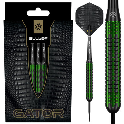 Bullet Steel Darts Gator Brass  Messing Steeltip Darts Steeldart 22 g