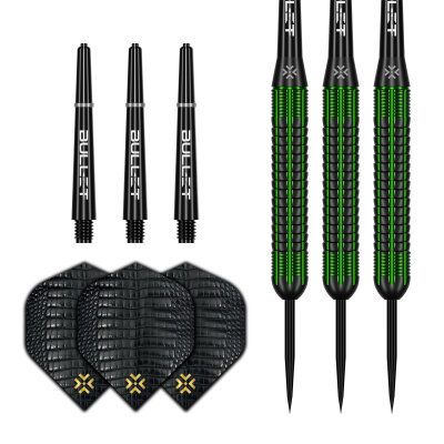 Bullet Steel Darts Gator Brass  Messing Steeltip Darts Steeldart 22 g