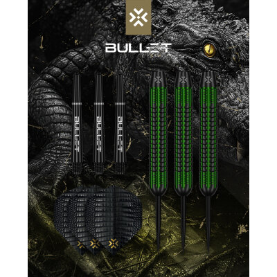 Bullet Steel Darts Gator Brass  Messing Steeltip Darts Steeldart 22 g