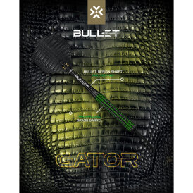 Bullet Steel Darts Gator Brass  Messing Steeltip Darts Steeldart 22 g