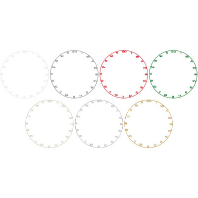 Bullet Darts Custom Number Ring Numern Ring Zahlenring Ersatz-Nummernring verschiedene Farben