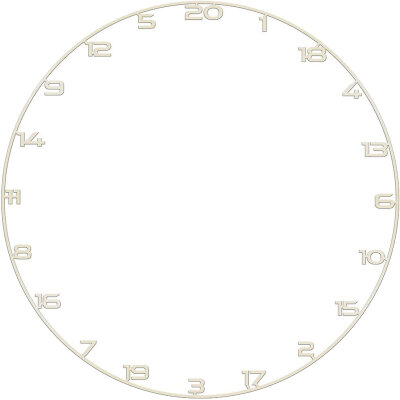 Bullet Darts Custom Number Ring Numern Ring Zahlenring Ersatz-Nummernring verschiedene Farben