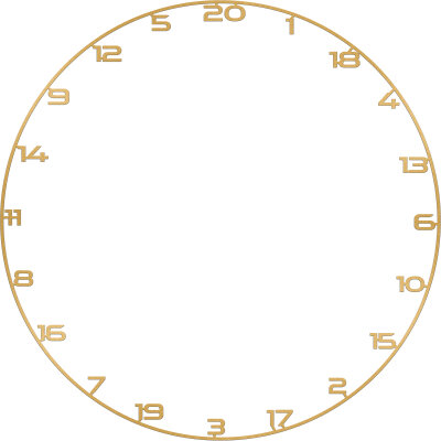 Bullet Darts Custom Number Ring Numern Ring Zahlenring Ersatz-Nummernring verschiedene Farben