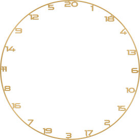 Bullet Darts Custom Number Ring Numern Ring Zahlenring Ersatz-Nummernring verschiedene Farben