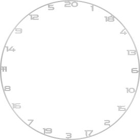 Bullet Darts Custom Number Ring Numern Ring Zahlenring...