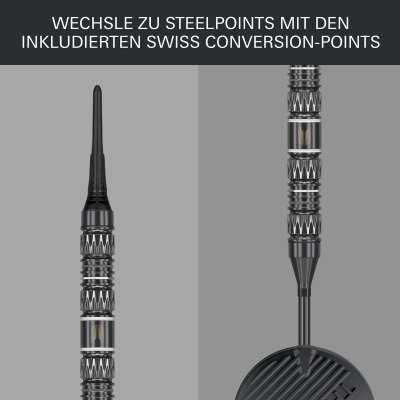 Target Soft Darts SWISS Point Chris Dobey Hollywood 95K 95% Tungsten Softtip Dart Softdart 18 g