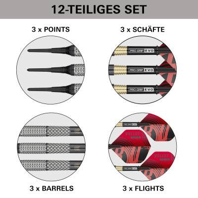 Target Soft Darts Stephen Bunting The Bullet G 5 Void 95% Tungsten Softtip Dart Softdart 18 g