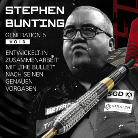 Target Steel Darts SWISS Point Stephen Bunting The Bullet G 5 Void 95% Tungsten Steeltip Dart Steeldart 23 g