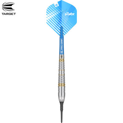 Target Soft Darts Phil Taylor Power Brass komplett Dartset Softtip Softdart 18 g / leicht bespielt