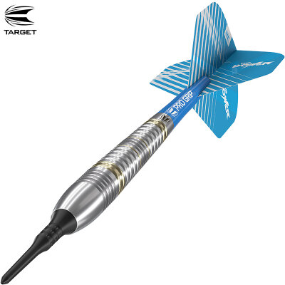 Target Soft Darts Phil Taylor Power Brass komplett Dartset Softtip Softdart 18 g / leicht bespielt
