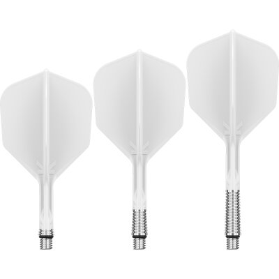 Target Dart K-Shift Flight- Schaftsystem Weiß Standard Nr.6 M Mittel