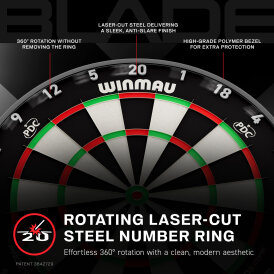 Winmau Blade X Pro Core Dartboard Official PDC Dartscheibe Bristle Dart Board Turnier Dartboard