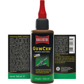 Ballistol GunCer Keramik Waffenöl High-Tech-Waffenöl 100 ml Flüssig mit Dosierspitze