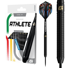 Goat Dart Steel Darts Athlete Schwarz 90% Tungsten Steeltip Darts Steeldart