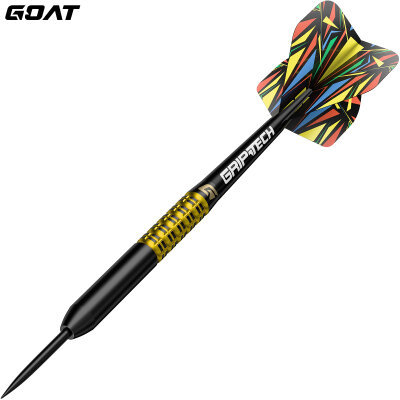 Goat Dart Steel Darts Athlete Gelb 90% Tungsten Steeltip Darts Steeldart