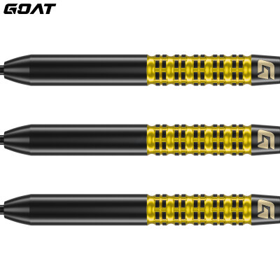 Goat Dart Steel Darts Athlete Gelb 90% Tungsten Steeltip Darts Steeldart