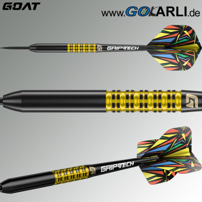 Goat Dart Steel Darts Athlete Gelb 90% Tungsten Steeltip Darts Steeldart