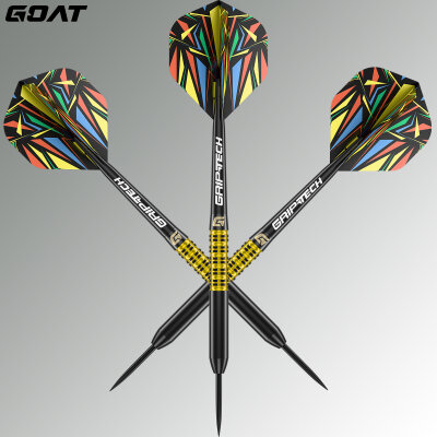 Goat Dart Steel Darts Athlete Gelb 90% Tungsten Steeltip Darts Steeldart