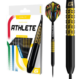 Goat Dart Steel Darts Athlete Gelb 90% Tungsten Steeltip Darts Steeldart 26 g