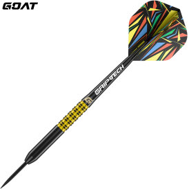 Goat Dart Steel Darts Athlete Gelb 90% Tungsten Steeltip Darts Steeldart 26 g