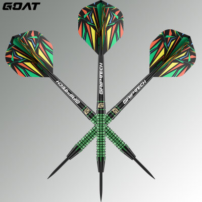 Goat Dart Steel Darts Athlete Gr�n 90% Tungsten Steeltip Darts Steeldart