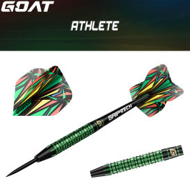 Goat Dart Steel Darts Athlete Grün 90% Tungsten Steeltip Darts Steeldart 23 g