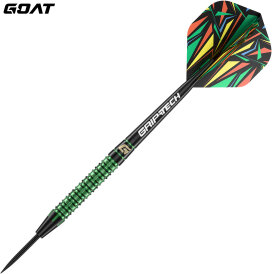 Goat Dart Steel Darts Athlete Grün 90% Tungsten Steeltip Darts Steeldart 23 g