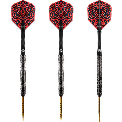 "Leicht bespielt" - Shot Steel Darts Warrior Kapene Captain 90% Tungsten Steeltip Darts Steeldart 23 g