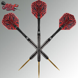 "Leicht bespielt" - Shot Steel Darts Warrior Kapene Captain 90% Tungsten Steeltip Darts Steeldart 23 g