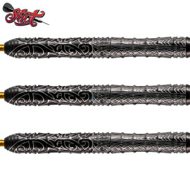 "Leicht bespielt" - Shot Steel Darts Warrior Kapene Captain 90% Tungsten Steeltip Darts Steeldart 23 g