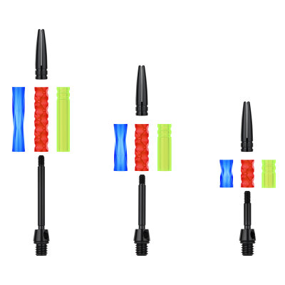 one80 Dart Trio Flex Pro TFP Shaft Combo Set verschiedene L�ngen