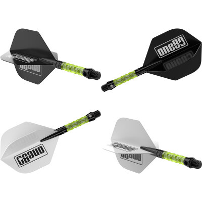 one80 Dart Trio Flex Pro TFP Shaft Combo Set verschiedene L�ngen