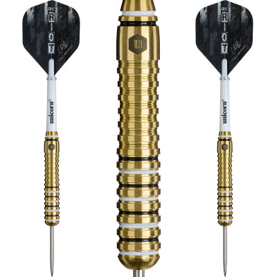Unicorn Steel Darts Callan Rydz The Riot Brass Steeltip Dart Steeldart 22 g