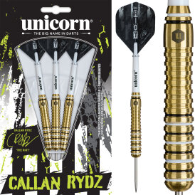 Unicorn Steel Darts Callan Rydz The Riot Brass Steeltip Dart Steeldart 22 g